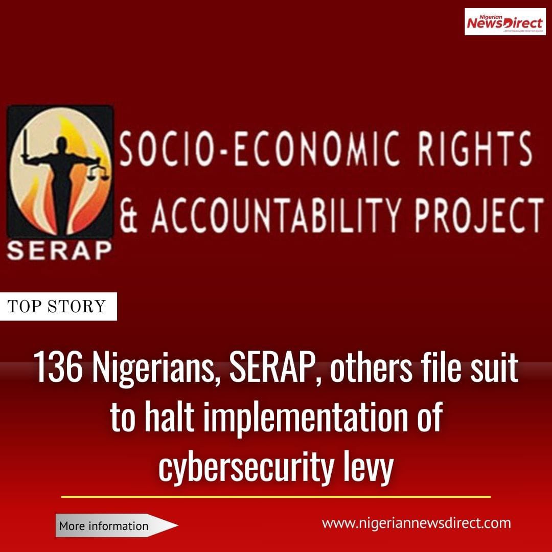 The Socio-Economic Rights and Accountability Project (SERAP), BudgIT and 136 concerned Nigerians have filed a lawsuit against the Central Bank of Nigeria (CBN) “over its failure to withdraw the patently unlawful ‘Circular’ directing all banks and other financial institutions to