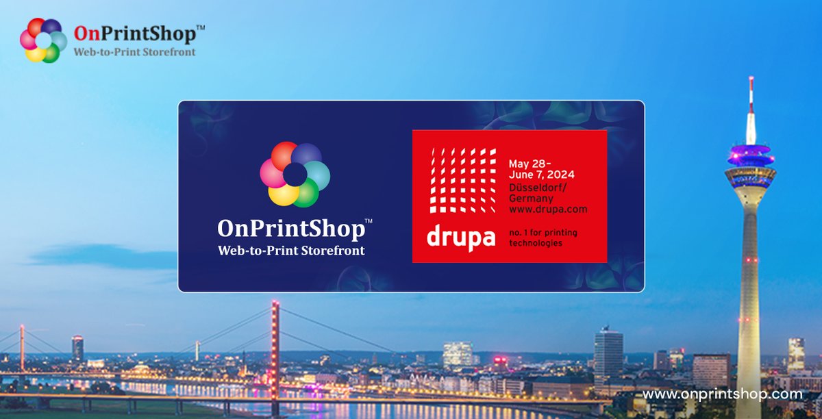 Look out for OnPrintShop advancements for diverse Print segments at drupa 2024 
zurl.co/CW9A 
#printing #packaging #publishing #digitalprinting @OnPrintShop @onprintshop @OnPrintShop Web-to-Print Solutions