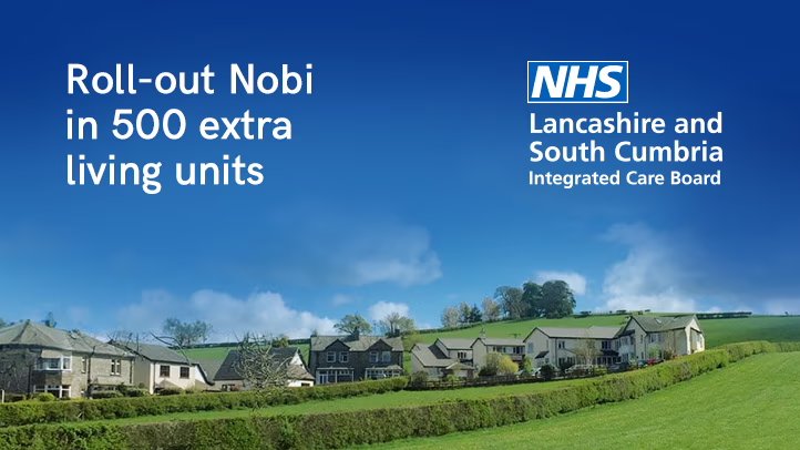 AI is crucial for alleviating strain on healthcare amid aging populations &amp; staff shortage. Recognizing this, <a href="/NHS/">@NHS</a> <a href="/LSCICB/">Lancashire and South Cumbria ICB</a> is scaling Nobi's AI lamps to 500 units in 50 care homes, following successful Hartland House pilot.  👉 Read more: bit.ly/3K1Heot
#AgeTech #Nobi