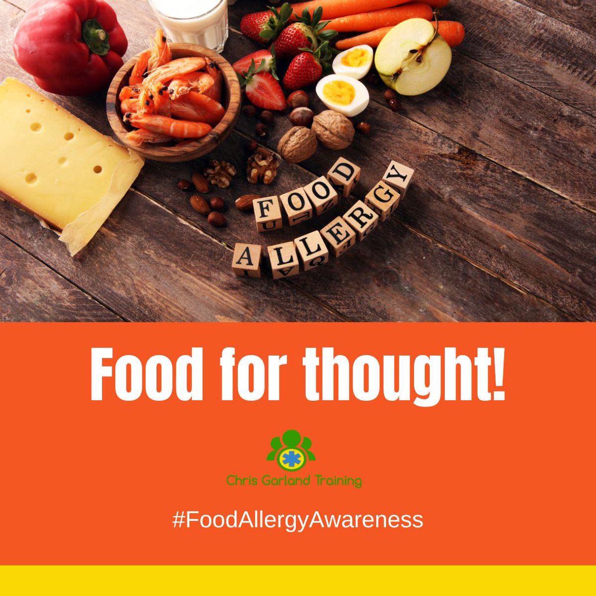 Food Allergy Awareness Week 2024 - The aim of this week is to raise awareness of different food allergies and improve public understanding of what can sometimes be a life-threatening condition. #FoodAllergy #FoodAllergyAwareness
