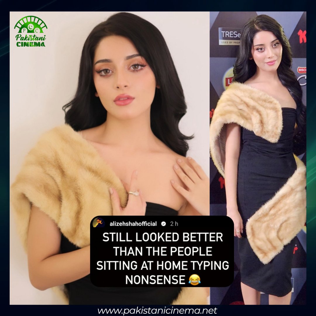 #AlizehShah responds to trolls over her recent look for HUM Style Awards! 💥