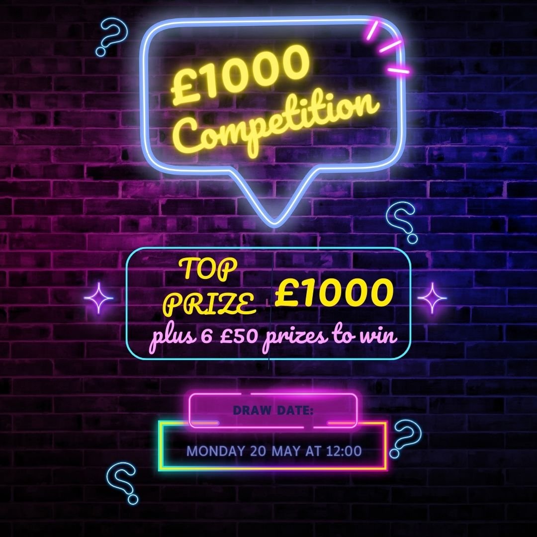 As we head into the off-season we are pleased to announce our new £1000 Competition - weekly chances to win the top jackpot plus 6 runner-up prizes every week! Enter now at 1000gbp.com/competitions/1… for your chance to win every Sunday! #Win #WinCash #WinMoney #Football