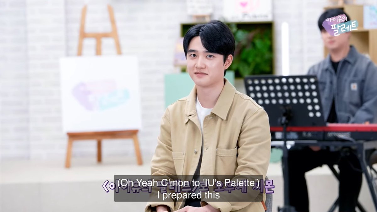 IU was supposed to take a break for IU’s palette but heard that Kyungsoo is making a comeback so she prepared another episode 🥹