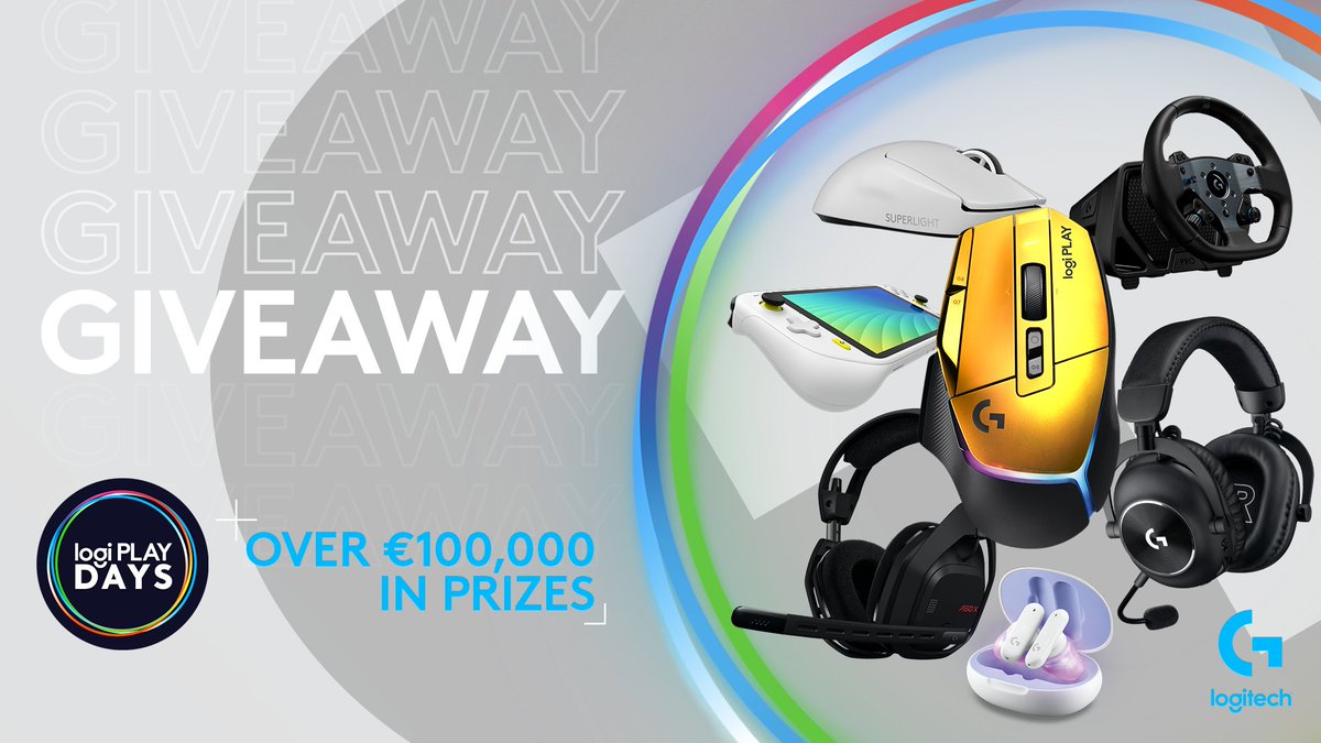 🎉Time's running out! ⏳The Logi PLAY DAYS giveaway ends at midnight! Don't miss your final chance to win from our prize pool of gaming gear! 🎮 It's easy to enter. Don't let this opportunity slip away!💥🎁 bit.ly/3wvCmou