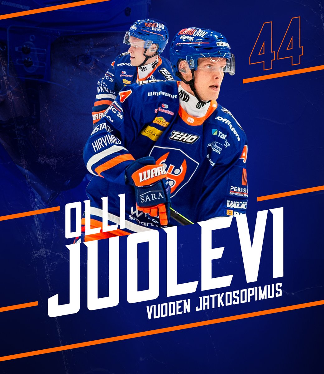 Sopimusuutisia: Olli Juolevi jatkaa Tapparan paidassa myös kaudella 2024-25! 📝

📰 Lue uutinen: tappara.fi/fi-fi/article/…

#Tappara #Liiga