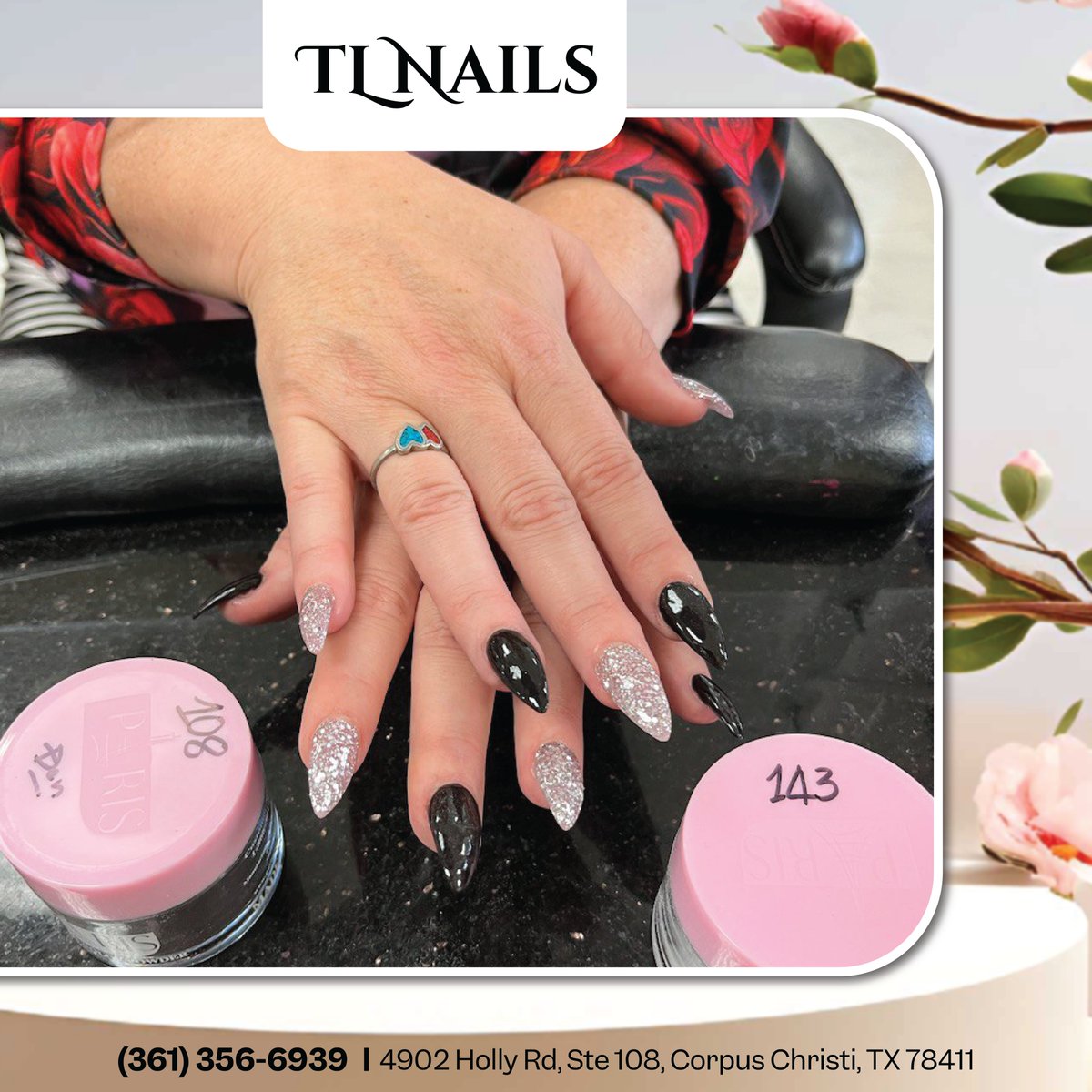 Nails aren't just an accessory, they're a conversation starter. 🖤 Let's break the ice! ✨

#TLNails #nailsalontx #TLNailstx #nails #nailart #mani #pedicure #manicure #beauty #nailsalon #nailsalonnearme #nail #gelnails #nailstyle #nailsart #naildesign #love #acrylicnails