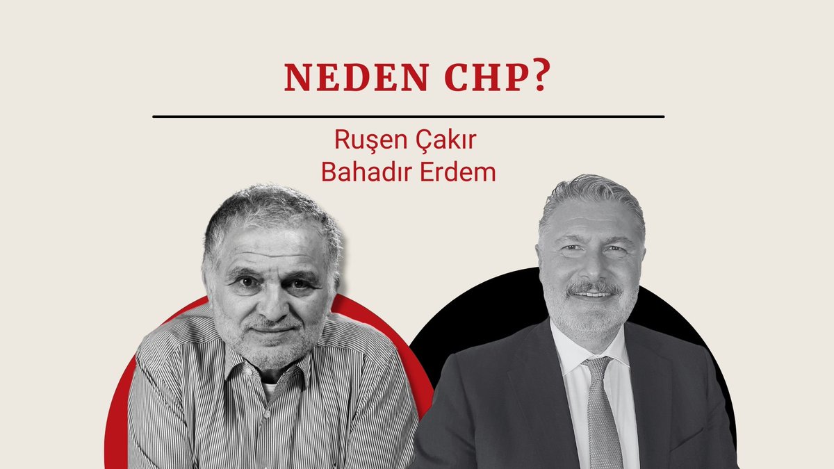 🟣 Neden CHP? 💬 Prof. Bahadır Erdem, Ruşen Çakır'a anlatıyor ⏰ 18:00'de #Medyascope'ta @cakir_rusen | @BBahadirErdem
