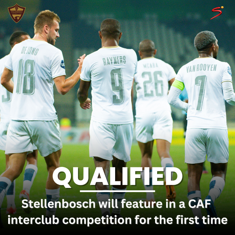 𝐂𝐨𝐧𝐟𝐢𝐫𝐦𝐞𝐝: Stellenbosch FC will feature in a CAF Interclub competition in the 2024/2025 season.

The competition will be determined by where they finish on the #DStvPrem standings 👀