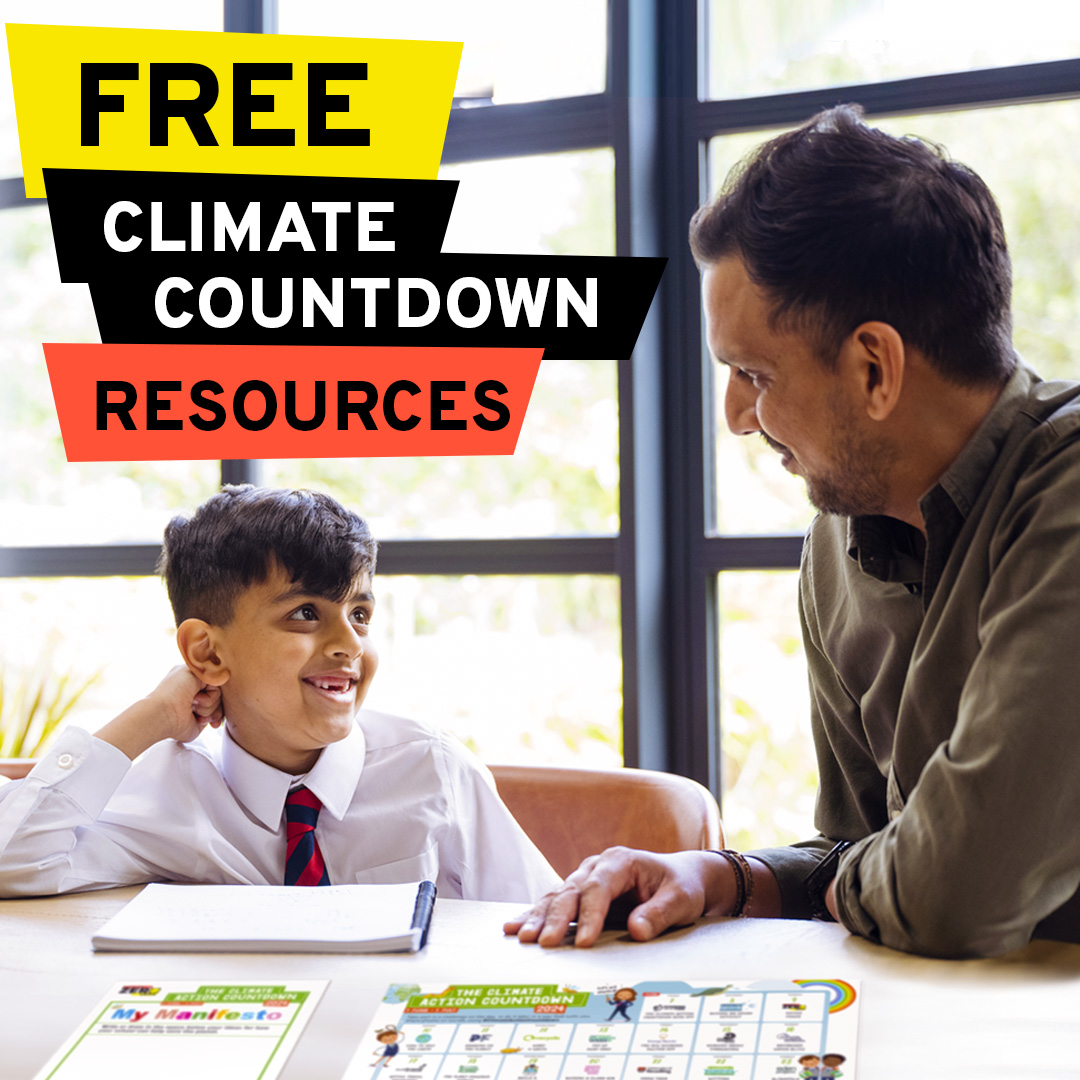 Our #ClimateActionCountdown pack has everything you need for engaging climate education! 📚🌍 

Interactive activities ✅ 
Captivating music ✅ 
Pre-made presentations ✅

It’s all here 👇
bit.ly/4bMqBtp