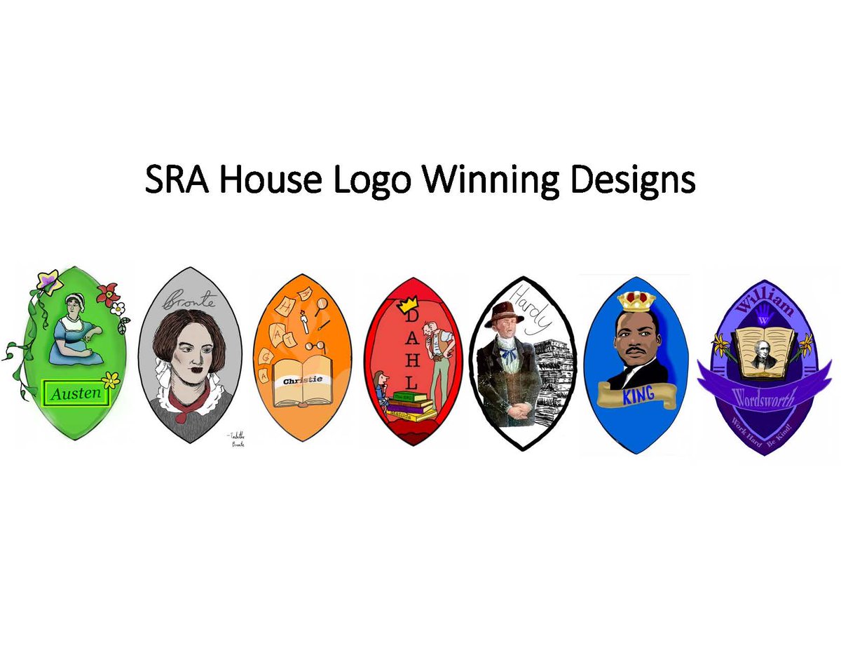 Mrs Wilkinson, Head of Art at SRA, is delighted to announce the winners of the Secondary House Logo Competition:

Benedikta I (Year 7); Tabitha S (Year 9); Alana S-C (Year 11); Alex C (Year 8); Bella T (Year 7); Jamie O’H (Year 7) and Adam Q-M (Year 7).

<a href="/SRA_Art_/">SRA Art</a> <a href="/SRAHouseSystem/">SRAHouseSystem</a>