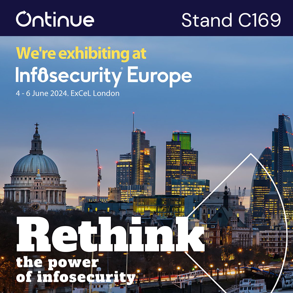 🔒Join Us at #InfoSec24 from the 4th to the 6th of June! Find us at Stand C169, where we’ll be showing how #GenAI combined with human expertise results in real #SecOps wisdom. 

Sign up now &gt; infosecurityeurope.com