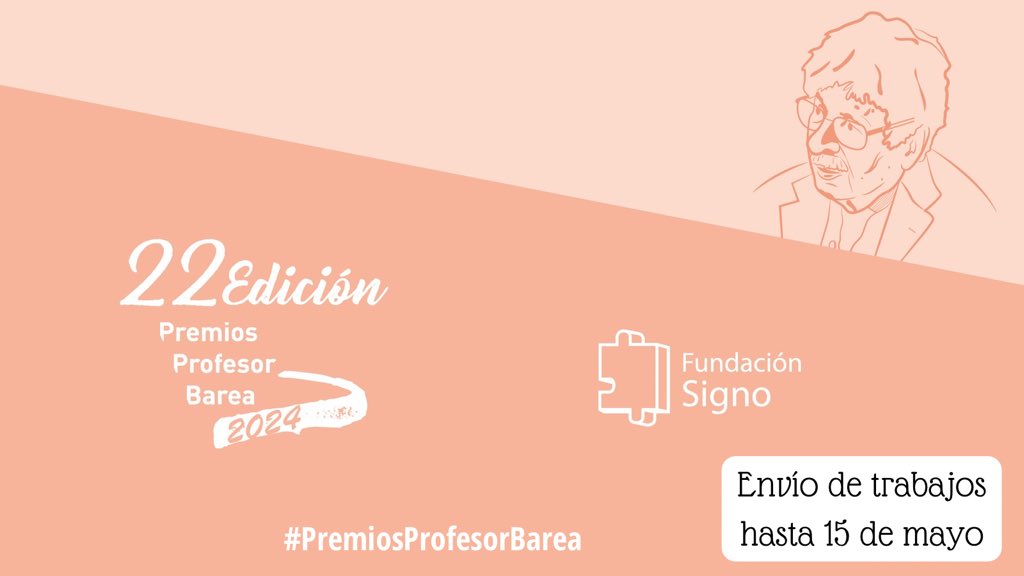 #PremiosProfesorBarea |🚨¡Importante! Últimos días para enviar trabajos a la 22.ª edición de los Premios Profesor Barea 2024 de #GestiónSanitaria y #evaluación en #salud. ¡Aún estás a tiempo!

🔗 Envío rápido por formulario web (sin memoria) 👉🏾 fundacionsigno.com