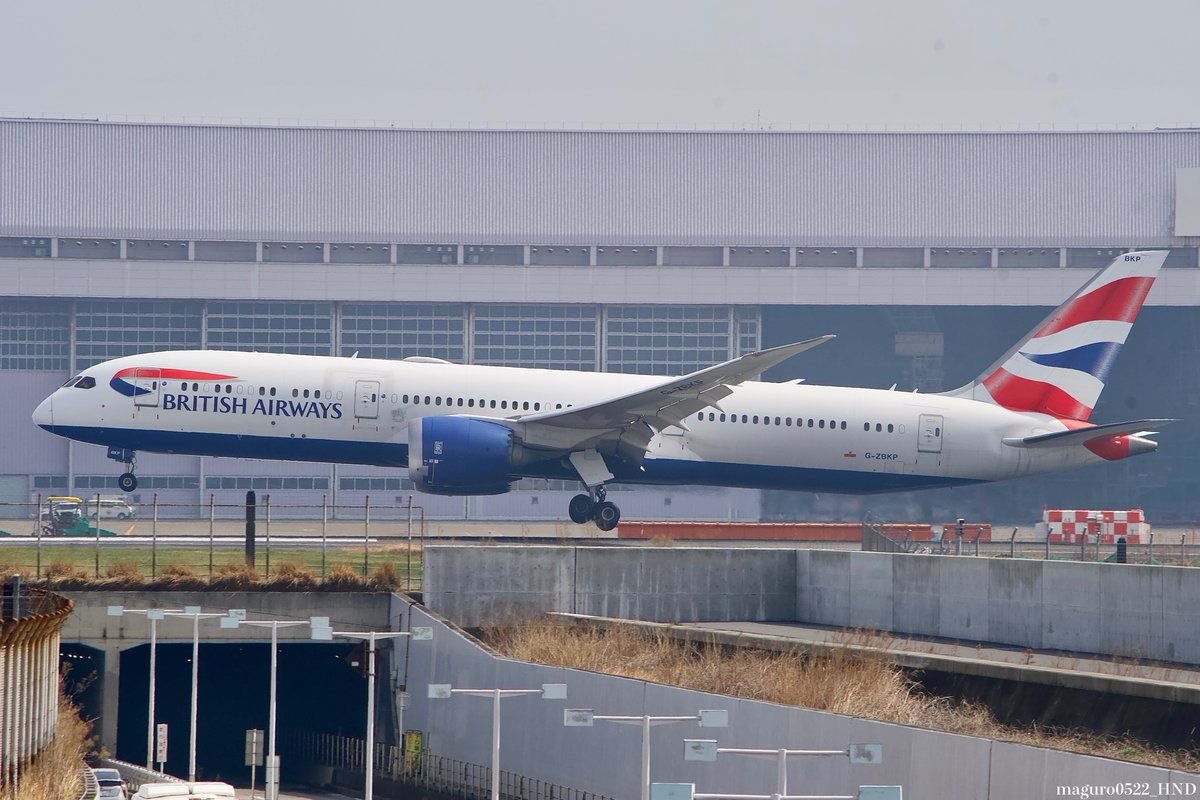 #マグロの撮影日記
65日目
British Airways Boeing787-9 Dreamliner G-ZBKP RJTT/HND