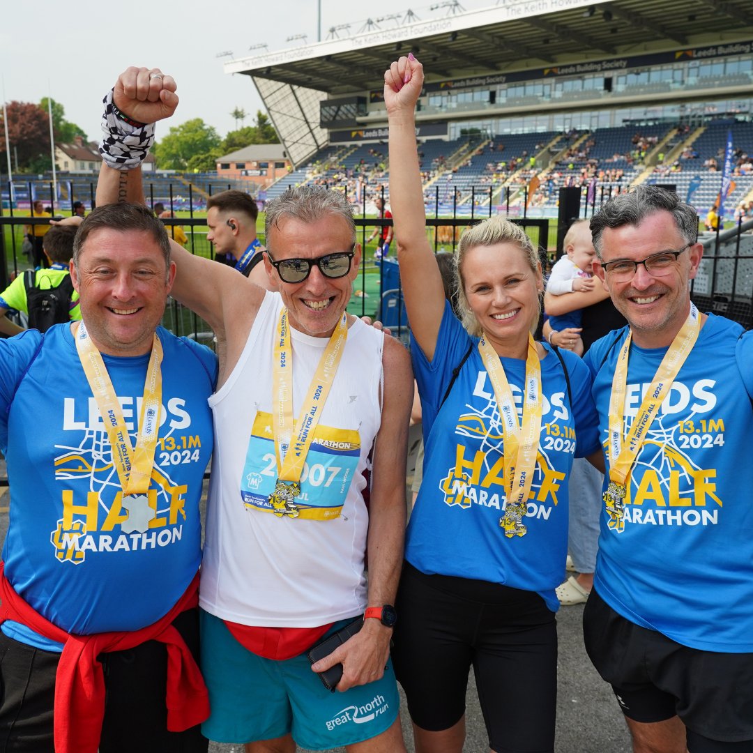 #medalmonday What a day yesterday was😍 Congratulations to all Rob Burrow Leeds Marathon and Leeds Half Marathon runners who ran yesterday! You did it💙💛 #runforall #robburrowleedsmarathon #leedshalfmarathon #leedsmarathon #leedshalf