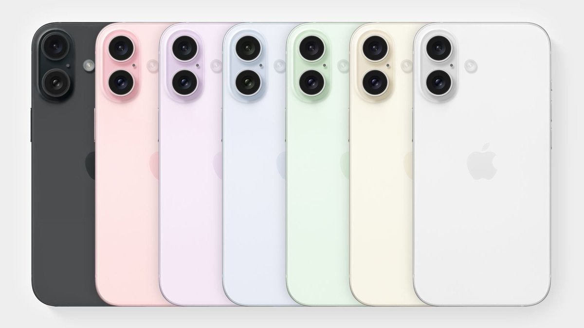 iPhone 16 Series back design & New Colors 🚨 > Larger 6.3' and 6.9' Sizes for Pro > New 'capture' button > Action button for all iPhone 16 models > Faster A-series chip > Vertical camera lenses for standard models > Wi-Fi 7 Source: bit.ly/iPhone16rumors #Apple #iPhone16