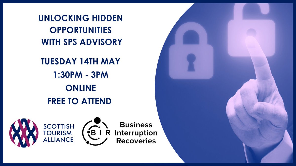 📣Registration for tomorrow’s free webinar closes tonight at 9pm⏰ Book now to access information and actionable advice on navigating COVID-19 business interruption claims for Scotland’s tourism and hospitality industry 👉tinyurl.com/yc592za4