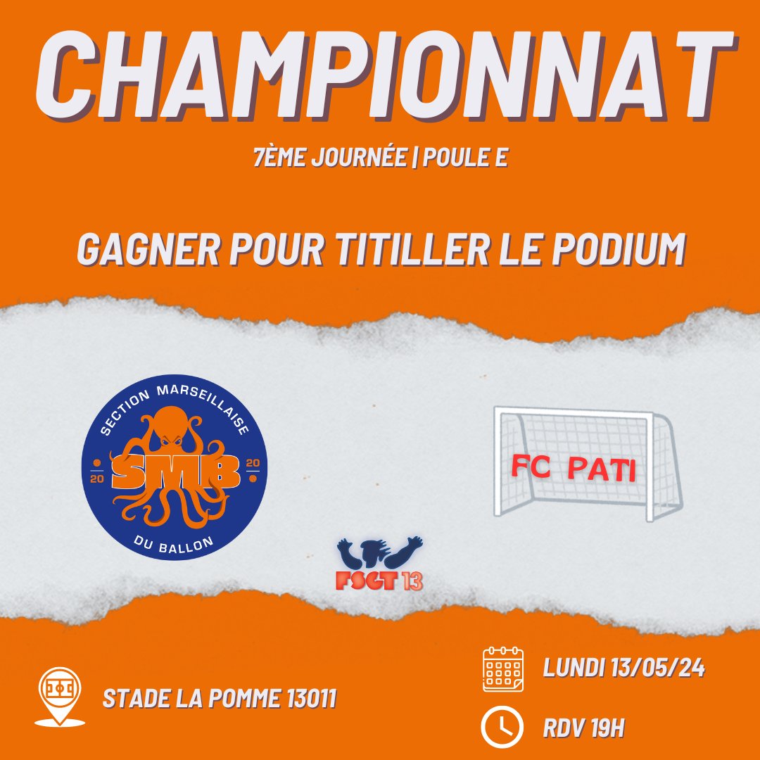 L'occasion d'aller chercher une 3ème victoire consécutive en championnat #FSGT pour entretenir la #flamme 🔥 

Du jamais vu depuis janvier 2023 🥲