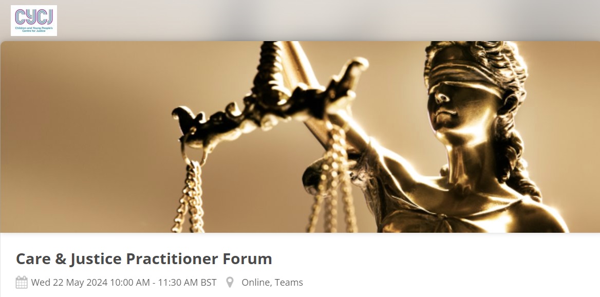 The 2nd session of our new forum – Care & Justice Practitioners Forum is taking place on Wednesday 22nd May at 10am online via teams. This session will include an update regarding the UNCRC Act. We’d love to see you there and hear your views! To register - shorturl.at/DFGJ5