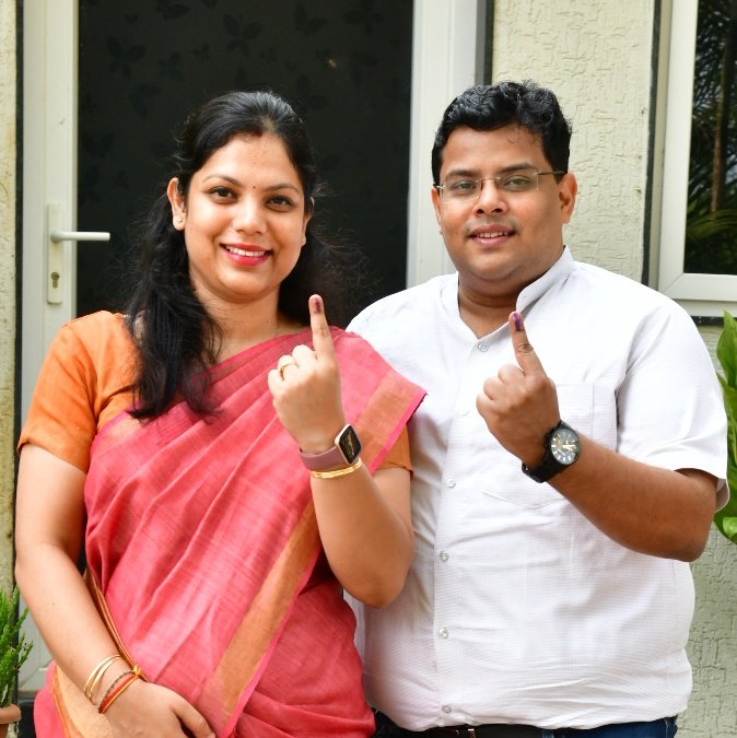 We have voted. Have you! #ChunavKaParv #DeshKaGarv #Elections2024 @PamelaSatpathy
