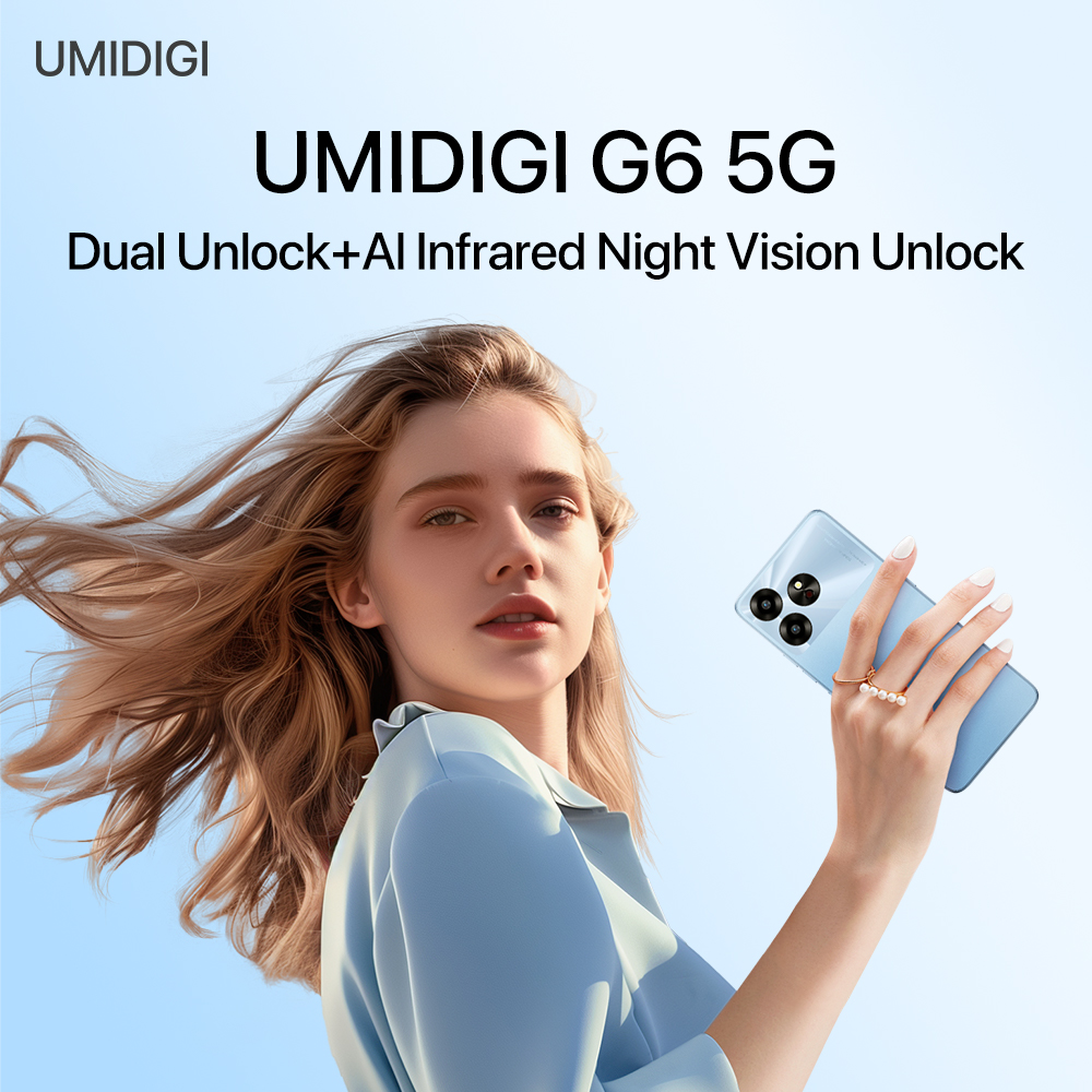 #UMIDIGI G6 5G
🌍デュアルロック解除+AI赤外線暗視ロック解除