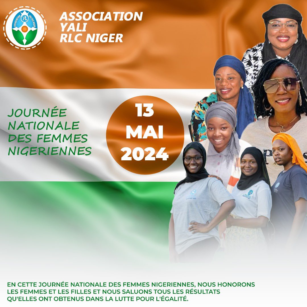 A ces battantes que vous êtes
A ces perles que vous êtes 
A vos valeurs, vos aspirations 
A tout ce que vous incarnez 
A votre santé 
A votre prospérité et 
A votre succès 

Joyeuse fête Nationale de la femme Nigériennes chères leaders ❤️