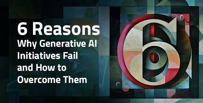 6 Reasons Why #GenerativeAI Initiatives Fail and How to Overcome Them buff.ly/3OM9Uo5 @DataRobot #AI Cc @LouisColumbus @domingonarvaez1 @plaubignat @GDI_ME @nafisalam @asokan_telecom