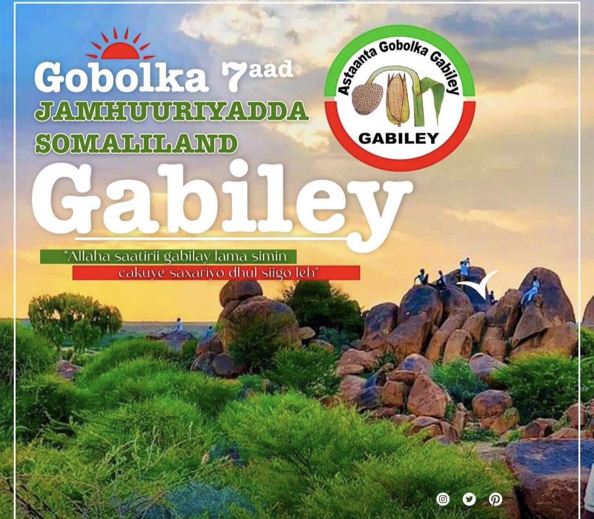 Official - The cabinet ministerial meeting chaired by the President of the Republic of Somaliland @musebiihi have just passed the suggestion from the Ministry of Interior that Gabiley become a new region of Somaliland, also upgraded four districts into grade B (Baki, Caynabo,