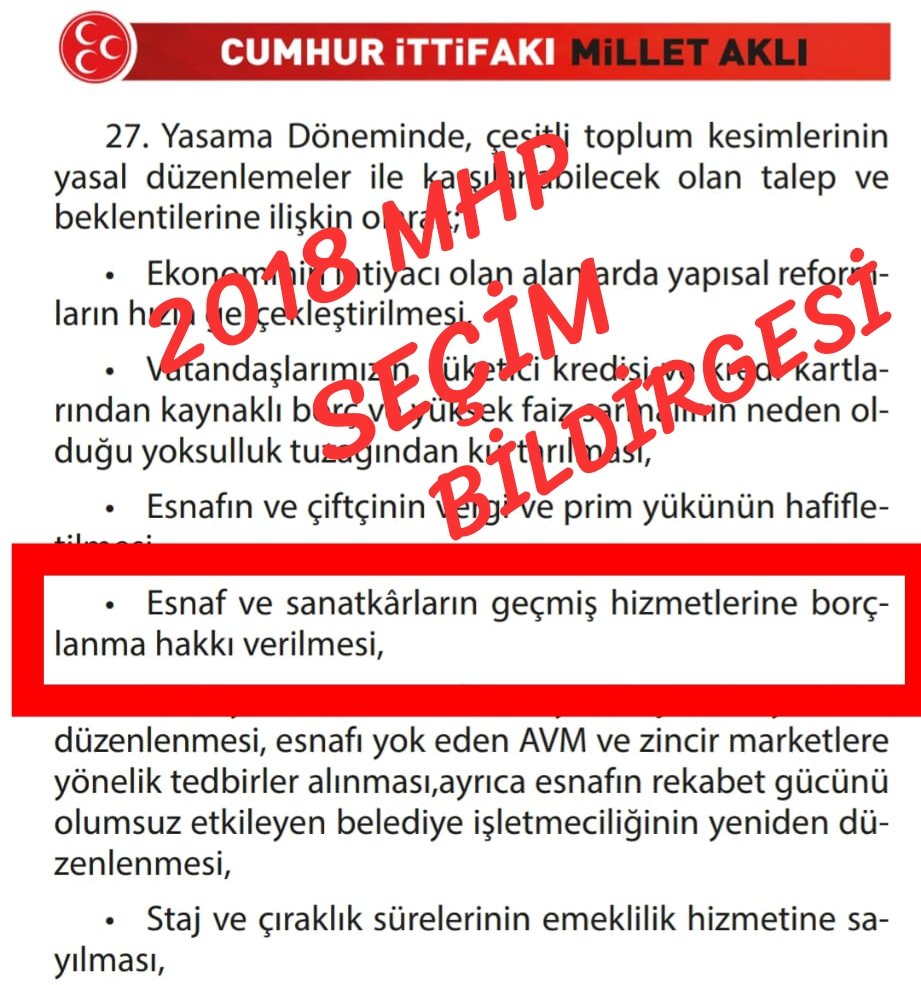 @MhpTbmmGrubu 🍁Vergi kaydı /oda kaydı /şirket ortaklığı:dikkate alınarak,Bağkur tescil kaydı hakkının verilmesini talep etmekte Esnaf  /ssk /çiftçi🇹🇷 @RTErdogan @eczozgurozel @dbdevletbahceli @TOBBiletisim @ziraatodalari @TUSIAD @MUSIAD @isikhanvedat @B_Palandoken #BağkurTescilMağdurları