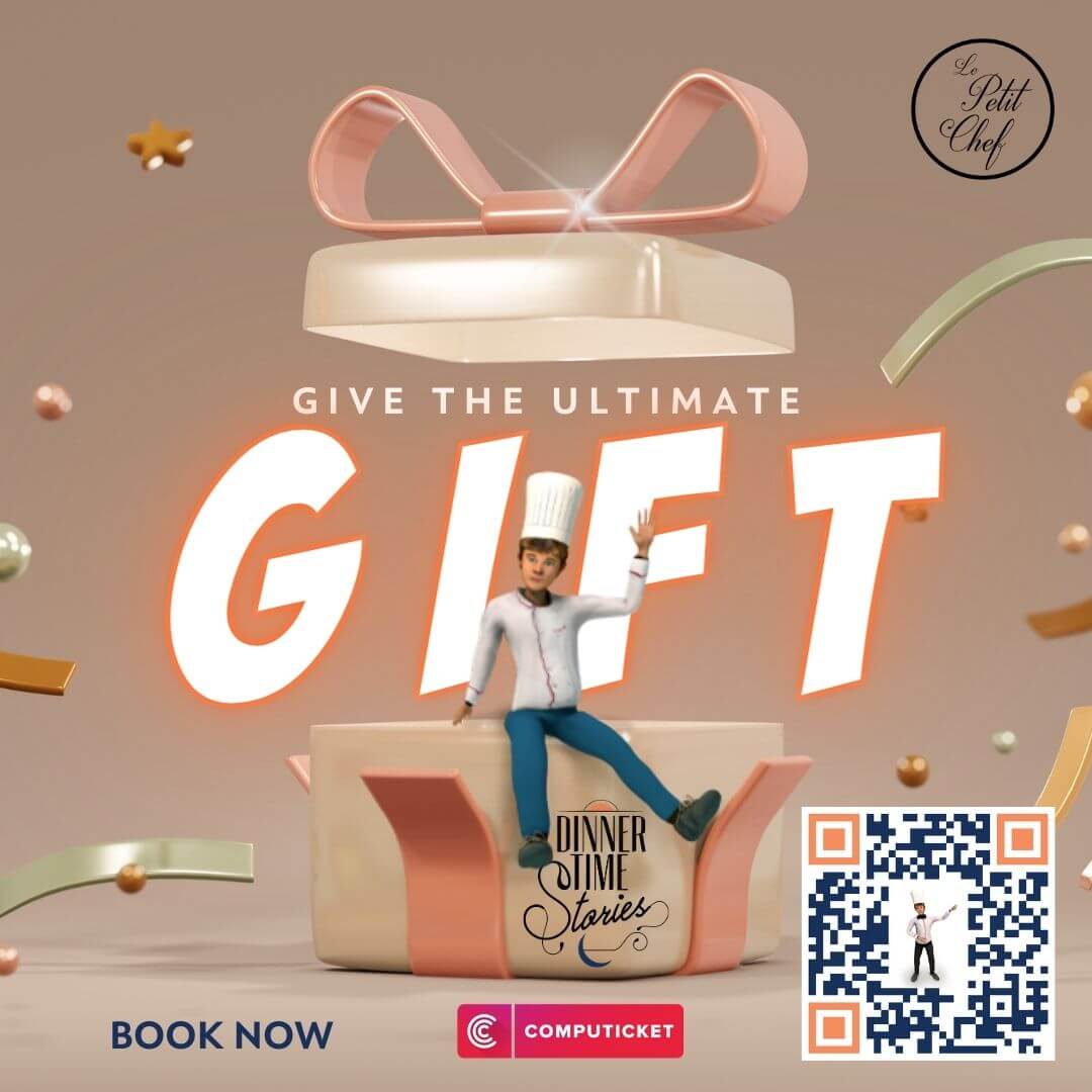 Imagine a 𝐥𝐢𝐦𝐢𝐭𝐞𝐝-𝐭𝐢𝐦𝐞 𝐩𝐨𝐩-𝐮𝐩 culinary experience that combines delicious food, captivating storytelling, and breathtaking 4K tabletop projections! 🌟🎭🍴 

bit.ly/3W4tQqZ 

#Foodie #CulinaryExperience #GiftIdea #UltimateGift #BestGift