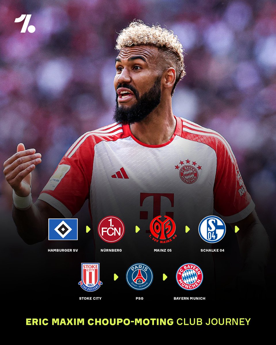Eric Choupo-Moting, the man with the best agent in football, will be on the move again as he's set to leave Bayern as a free agent, according to @FabrizioRomano 🔴👋