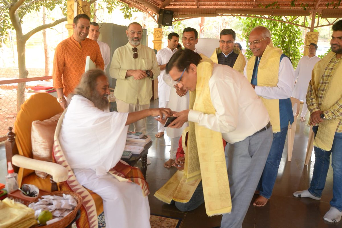 A very happy birthday Gurudev <a href="/SriSri/">Gurudev</a> ji.