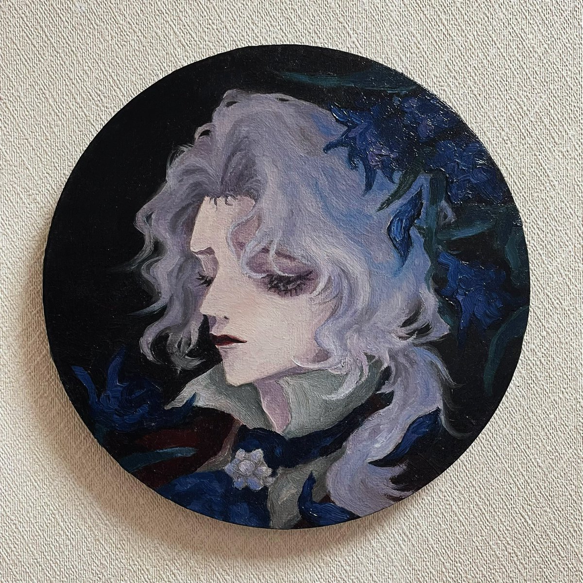 ✒️🎹

Oil on circular canvas, 20cm diameter