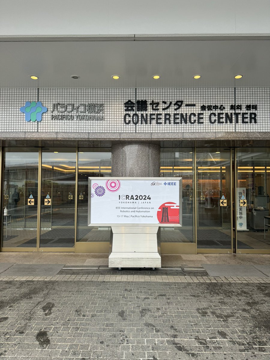 neshika_w's tweet photo. First day at @ieee_ras_icra in Yokohama, Japan!  Also saw Mt Fuji from the plane yesterday, a pinch me moment! https://t.co/7TgSZngh7O
