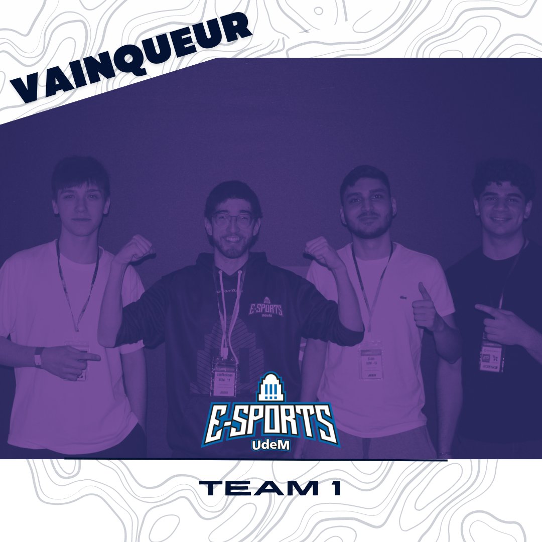 LanLuqseETS's tweet image. Voici votre top 3 pour le tournoi de Rocket League!

🥇 @udemesports team 1
🥈 @ETSesports white
🥉 @udemesports team 2

Merci à @rlqc_officiel pour l'organisation du tournoi. 💙