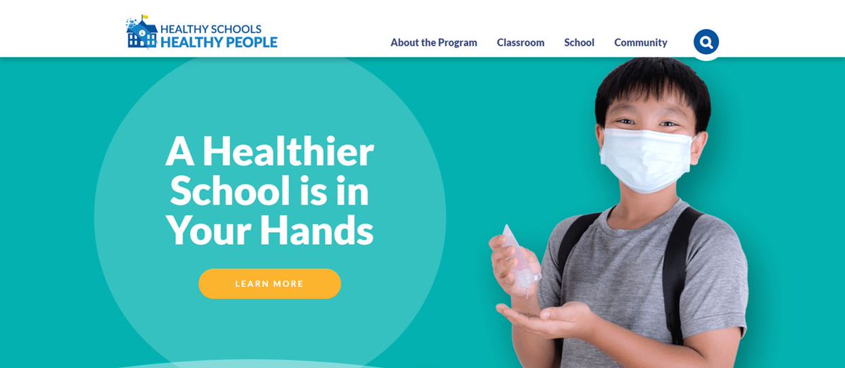 HSHPprogram's tweet image. Hi! We’re #HealthySchoolsHealthyPeople, an initiative between @CleanInstitute and @CDCgov. We provide school systems with tools to teach hand hygiene &amp;amp; cleaning practices, preventing the spread of disease. Learn more here: bit.ly/3IkeDKP