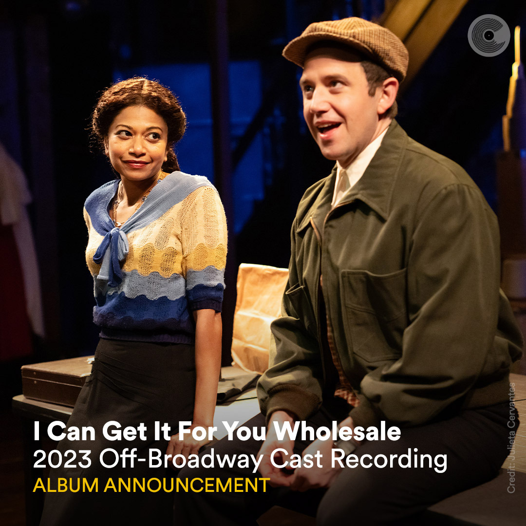 🔗 playbill.com/article/concor… We’re stitching up something special... 🪡 The 2023 Off-Broadway Cast Recording of @classicstage’s I Can Get It For You Wholesale is coming soon from #ConcordTheatricalsRecordings! Read more about the cast album of the 2024 Outer Critics Circle