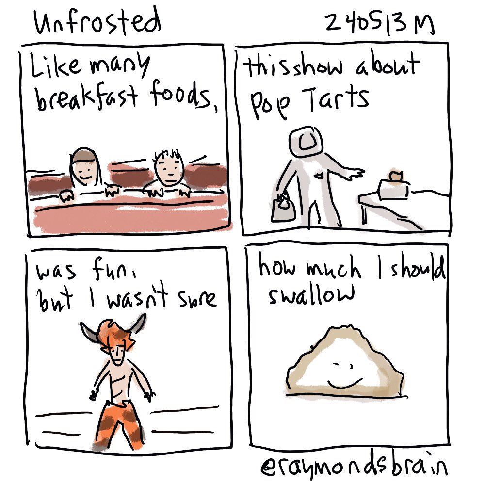 raymondsbrain's tweet image. I felt like I was missing a lot of jokes #Unfrosted