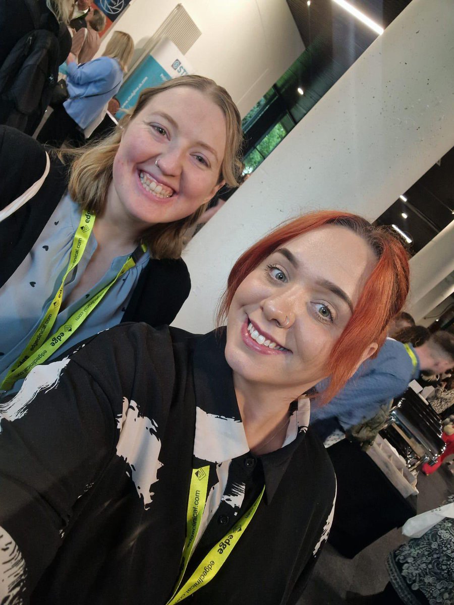 #RDF24 Gabby and Gemma enjoying their first day networking at this years R&amp;D forum! #northumbriahealthcare #researchforum2024