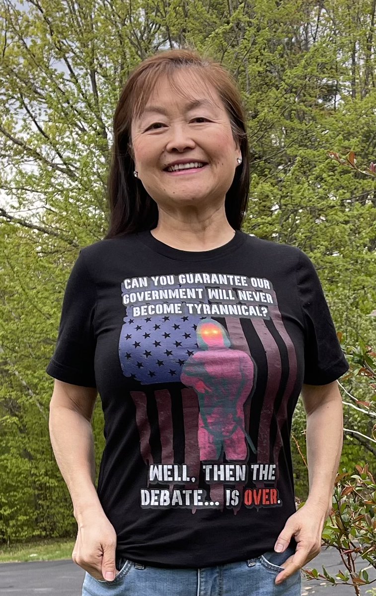 I ordered my Meme T-Shirt (XS size) from @LibertarianG0th, fits me perfectly. See the quote from my 55 seconds exchange with @davidhogg111 at @dartmouth after @RealSpikeCohen won the debate. Pl share & buy a shirt. 80% of the proceeds will be donated to my campaign for US