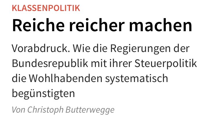 ungleichheit22's tweet image. #Steuern sind eine Chance #Ungleichheit zu verkleinern. In D läuft es andersrum. Seit Ende des 2. Weltkriegs wird Reichtum zunehmend geschont. Die soziale #Polarisierung wächst.
jungewelt.de/artikel/475214… @jungewelt