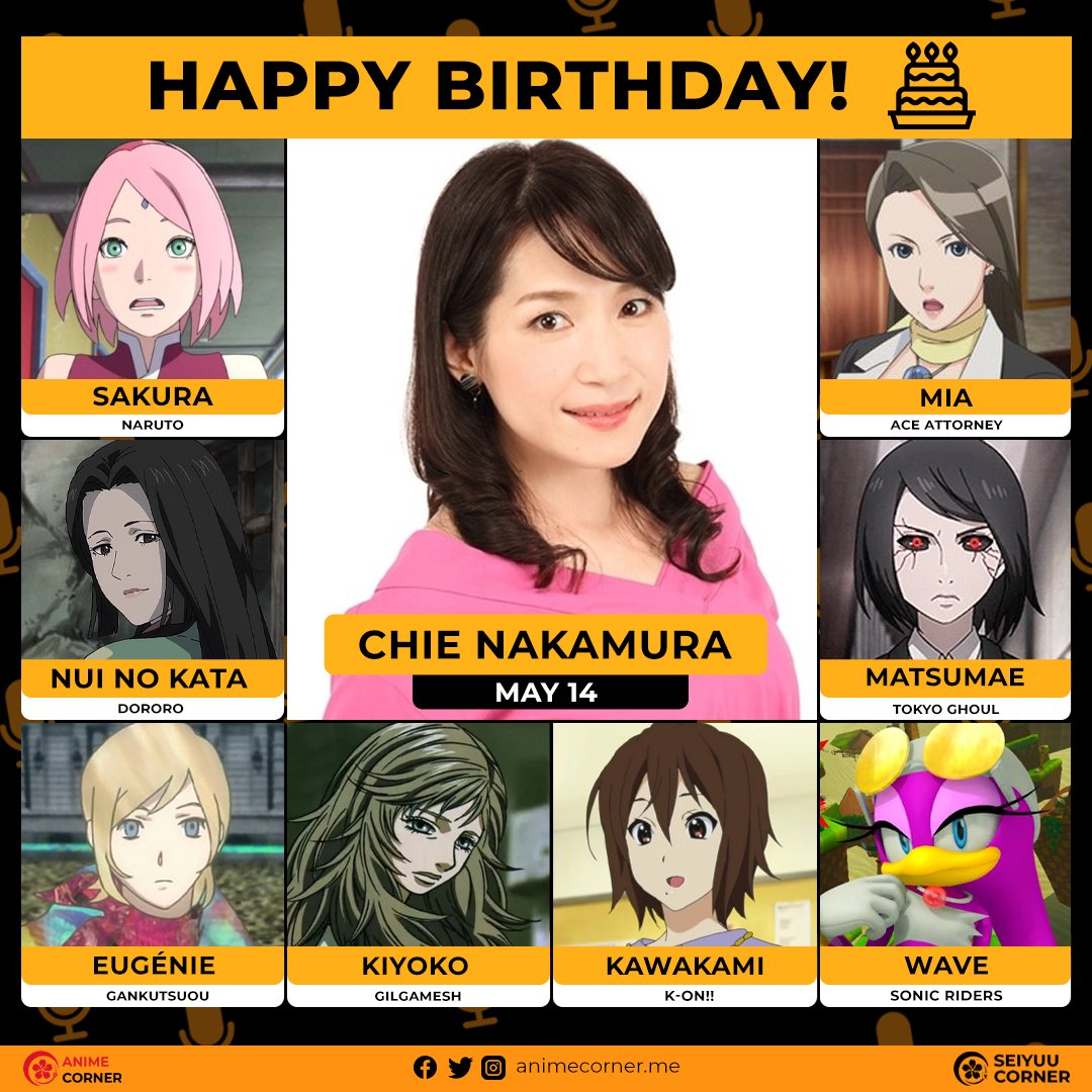 Happy 46th birthday Chie Nakamura! 🎂

#ChieNakamura #中村千絵