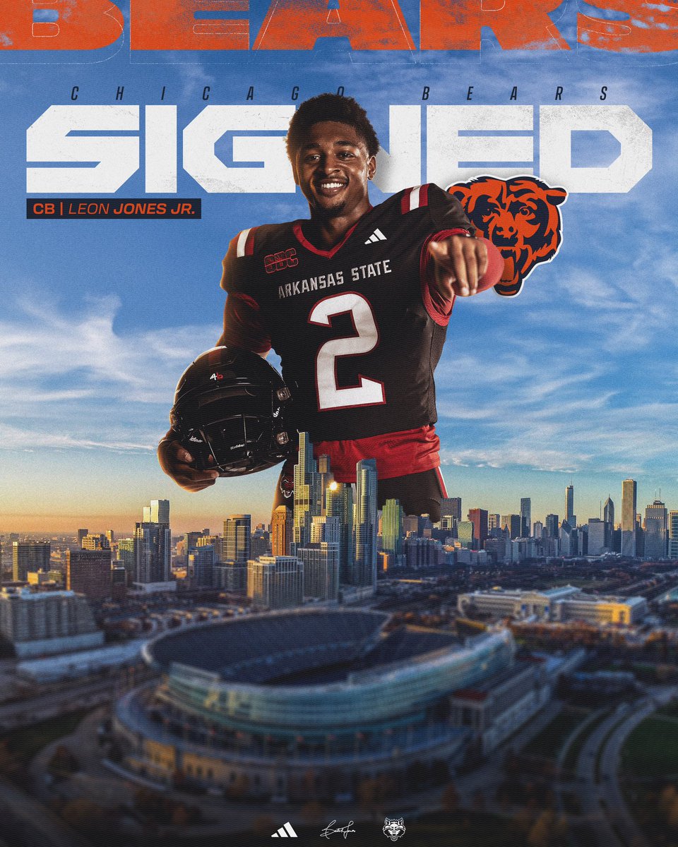 Earned it! Congratulations on signing with the Chicago Bears, <a href="/_iamleonjonesjr/">L.J2️⃣</a>! ✍️

#WolvesUp