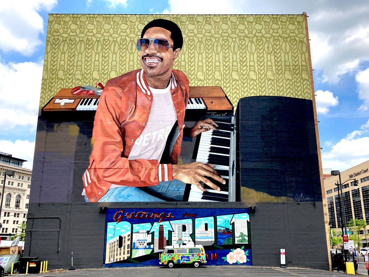 Happy 74th Birthday to #Detroit Legend @StevieWonder @motown ❤️