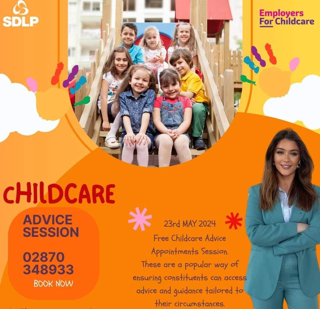 Still time to book your call with a childcare expert ⬇️
#ChildcareClinic @CaraHunterSDLP