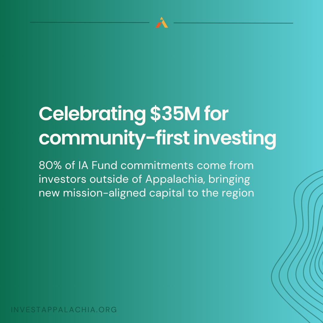 Our partner @InvestAppalach has secured $35M+ for community-driven investments in Central Appalachia! They'll provide capital to small biz, housing, nonprofits, infrastructure & more in KY, NC, OH, TN, VA & WV. We're so proud to support their work! 👉 bit.ly/4dAHkRv