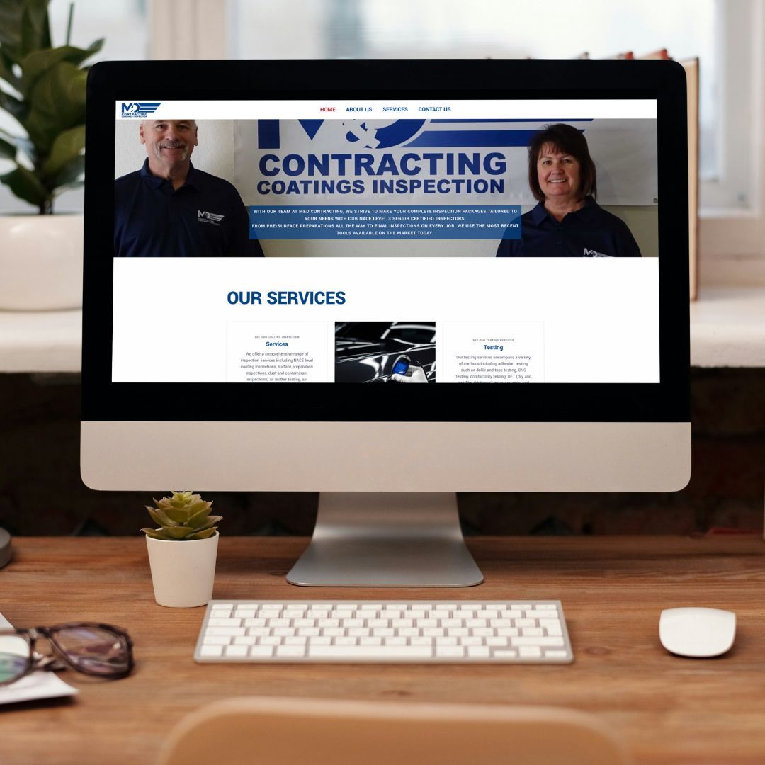 JUST LAUNCHED! 💻✨

A brand new website for M&D Contracting, who specializes in a comprehensive range of inspection services.

Dive into our sleek design and learn more about what they offer!

📲 Visit buff.ly/3UBZkDo today

#NewWebsite #JustLaunched #WebsiteDesign