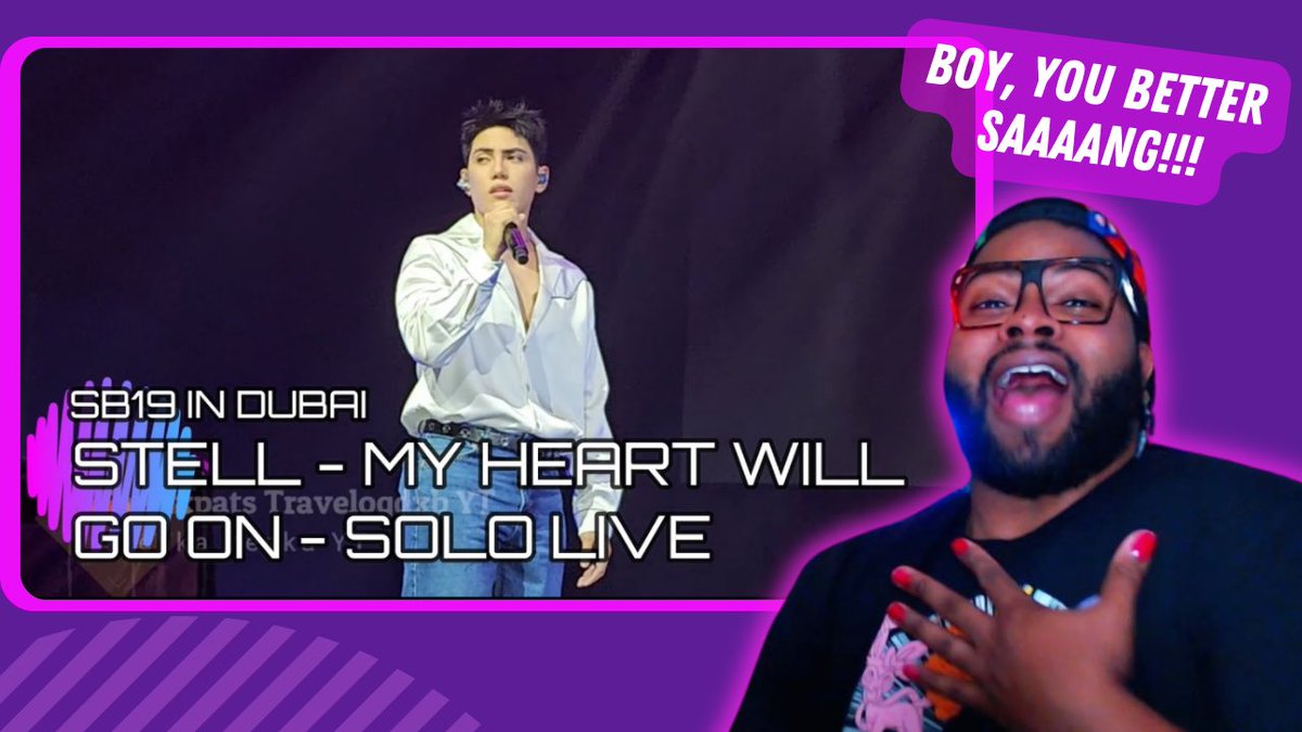 A’TIN REACTS to #StellAjero singing #MyHeartWillGoOn (Live in Dubai)

@stellajero_ is INCREDIBLE…but are we surprised though?😍 @SB19Official

Full video: youtu.be/UrwFlmlqKUY

#SB19 #CelineDion #SB19_Josh #SB19_Justin #SB19_Ken #SB19_Pablo #SB19_Stell #ATIN #PatatagWorldTour