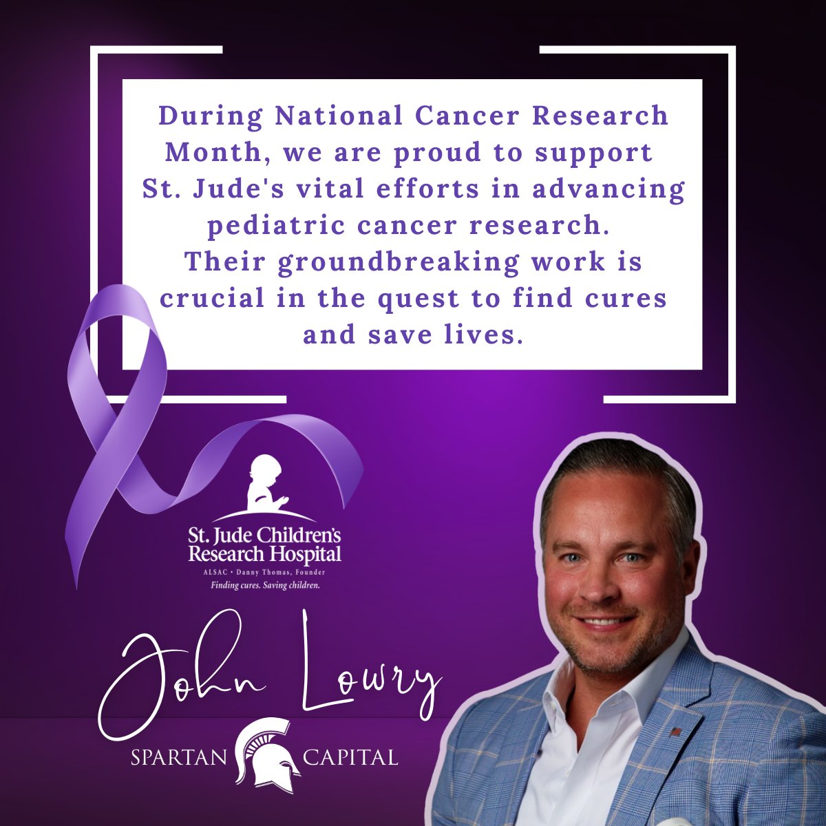 Celebrating Hope and Healing: @SpartanCapSec  Supports National Cancer Research Month with @StJude 
stjude.org/get-involved/h…

#NationalCancerResearchMonth #StJude #SpartanCapital #ChildhoodCancerAwareness #Donate