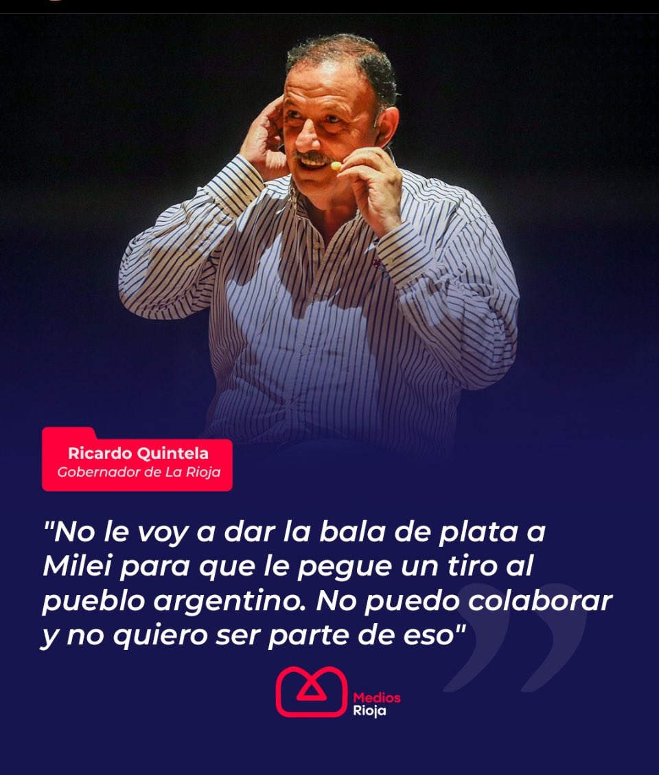 Las generaciones que vienen, como las que se sucedieron a la dictadura, los 90, el 2001, el macrismo, la pandemia y ahora Milei y la casta salvaje neomenemista  preguntaran de qué lado de la historia estuvimos…hasta el último segundo de mi vida aquí junto a <a href="/QuintelaRicardo/">Ricardo Quintela</a>
