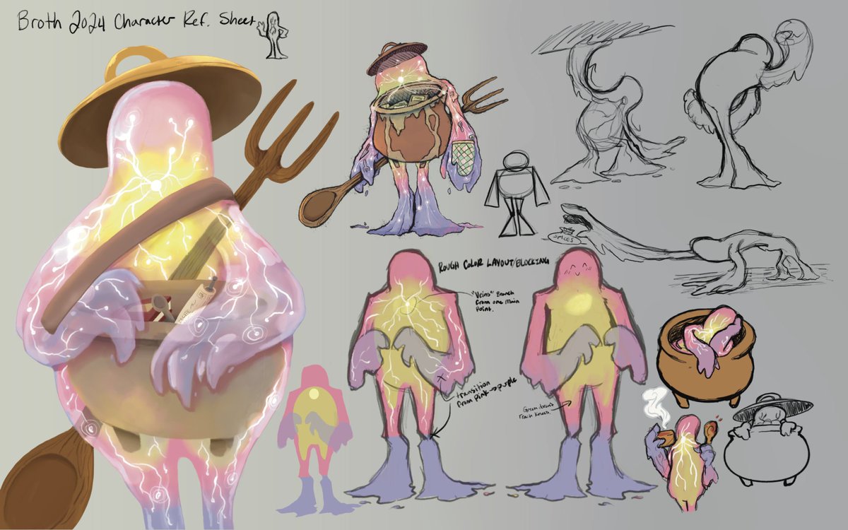 _mojojob's tweet photo. Finish old character ref sheets < Make new refs for a character I haven't even gotten to play yet #dnd #artfight #DnDcharacter https://t.co/7tqlgMPvQK